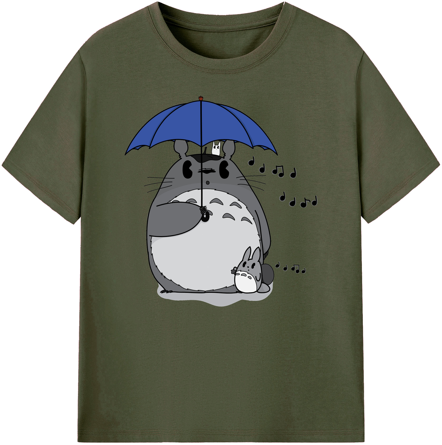 （画像用） となりのトトロ 草壁メイ 草壁サツキ My Neighbor Totoro Satsuki Kusakabe Mei Kusakabe 綿100％ メンズ半袖Tシャツ｜肌触りやわらか＆通気性